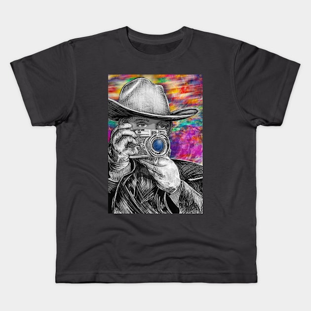 Western Rangefinder Kids T-Shirt by Dual Rogue